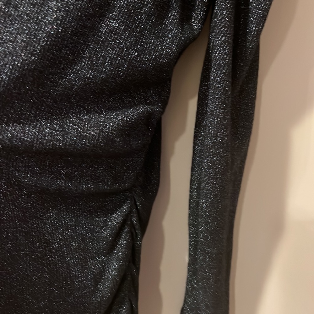 INC black metallic blouse - Picture 4 of 4